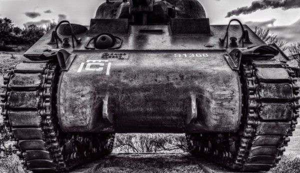 輸入壁紙 カスタム壁紙 PHOTOWALL / Old War Tank (e310598)