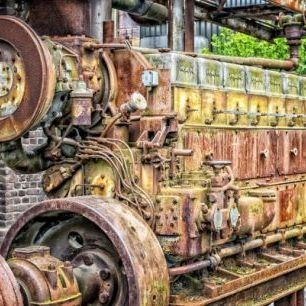 輸入壁紙 カスタム壁紙 PHOTOWALL / Rusty Machine Motor (e310622)