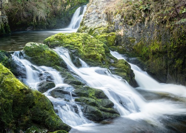 輸入壁紙 カスタム壁紙 PHOTOWALL / Cascades of Waterfall (e310640)
