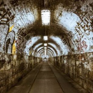 輸入壁紙 カスタム壁紙 PHOTOWALL / Underground Tunnel (e310808)