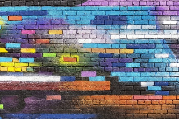 輸入壁紙 カスタム壁紙 PHOTOWALL / Colorful Brick Wall (e310830)
