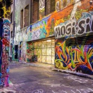 輸入壁紙 カスタム壁紙 PHOTOWALL / Colorful Street Graffiti (e310849)