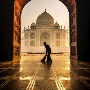 輸入壁紙 カスタム壁紙 PHOTOWALL / Taj Mahal Cleaner (e311019)