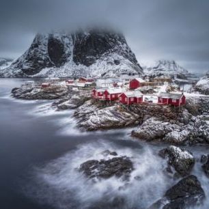 輸入壁紙 カスタム壁紙 PHOTOWALL / Winter Lofoten Islands (e311033)