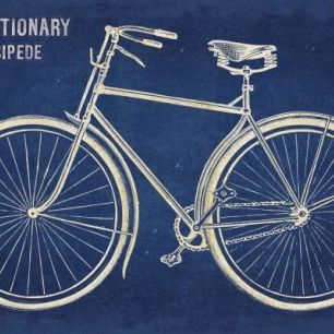 輸入壁紙 カスタム壁紙 PHOTOWALL / Blueprint Bicycle (e311274)