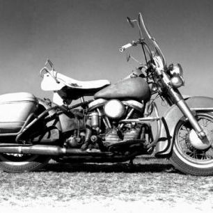 輸入壁紙 カスタム壁紙 PHOTOWALL / Old Harley (e311306)