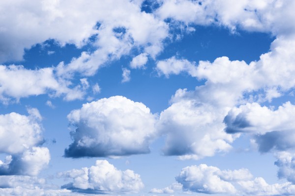 輸入壁紙 カスタム壁紙 PHOTOWALL / Cumulus Clouds (e311356)