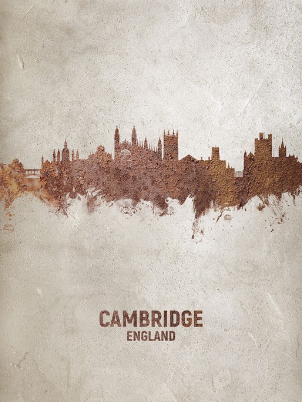 輸入壁紙 カスタム壁紙 PHOTOWALL / Cambridge England Rust Skyline (e312127)