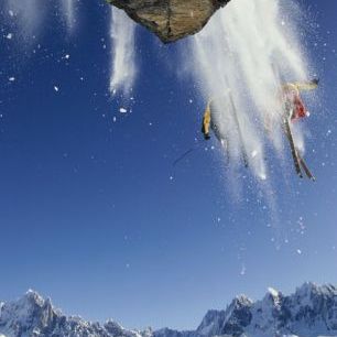 輸入壁紙 カスタム壁紙 PHOTOWALL / Off Piste Skiing at Mont Blanc (e313208)