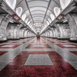 輸入壁紙 カスタム壁紙 PHOTOWALL / Prague Metro (e312821)