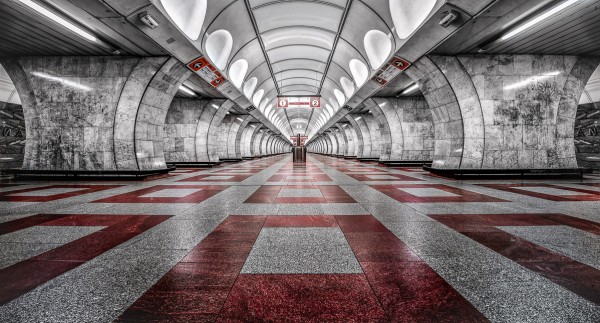 輸入壁紙 カスタム壁紙 PHOTOWALL / Prague Metro (e312821)