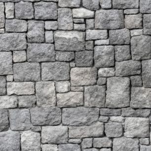輸入壁紙 カスタム壁紙 PHOTOWALL / Old Gray Stone Wall (e310812)