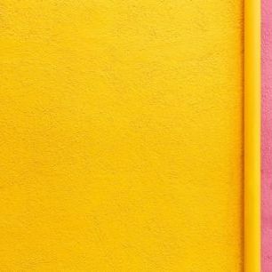 輸入壁紙 カスタム壁紙 PHOTOWALL / Yellow and Pink Wall with Pipe (e313532)