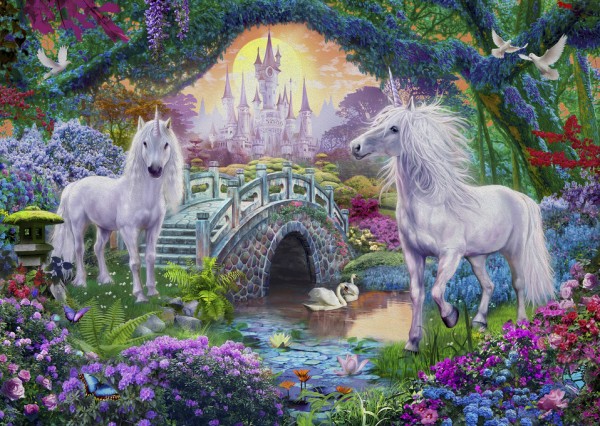 輸入壁紙 カスタム壁紙 Photowall Magical Unicorn Kingdom 125 壁紙屋本舗