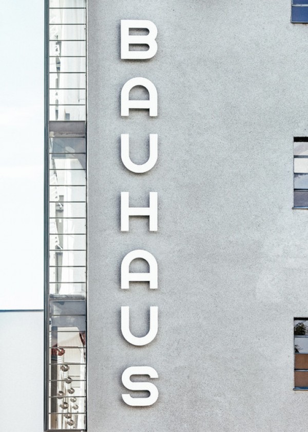 輸入壁紙 カスタム壁紙 PHOTOWALL / Bauhaus Building Font (e314605)
