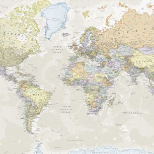 輸入壁紙 カスタム壁紙 PHOTOWALL / Classic World Map (e316089)