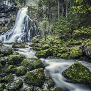 輸入壁紙 カスタム壁紙 PHOTOWALL / Waterfall Salzburg Austria (e315888)