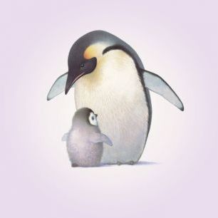 輸入壁紙 カスタム壁紙 PHOTOWALL / Penguin Chick (e312624)