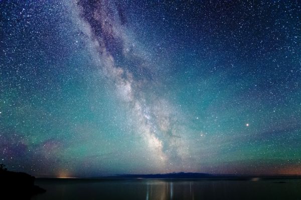 輸入壁紙 カスタム壁紙 PHOTOWALL / Milky Way Night Sky (e316107)