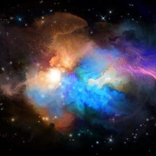輸入壁紙 カスタム壁紙 PHOTOWALL / Multicolored Nebula (e316147)