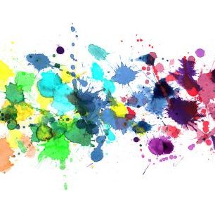 輸入壁紙 カスタム壁紙 PHOTOWALL / Watercolour Rainbow (e21934)