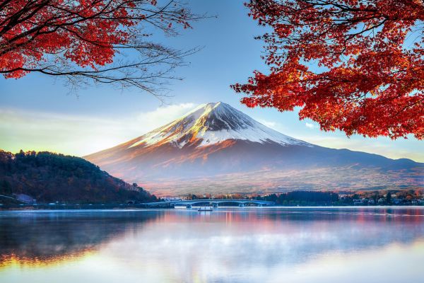 輸入壁紙 カスタム壁紙 PHOTOWALL / Fuji Mountain in Autumn (e316061)