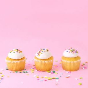 輸入壁紙 カスタム壁紙 PHOTOWALL / Frosted Cupcakes (e316141)