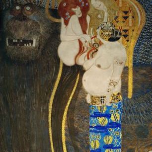 輸入壁紙 カスタム壁紙 PHOTOWALL / Beethoven Frieze - Gustav Klimt (e316947)