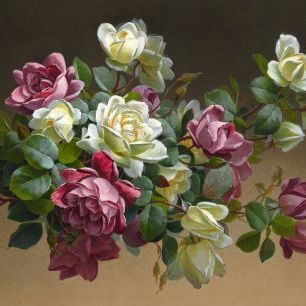 輸入壁紙 カスタム壁紙 PHOTOWALL / Roses - Paul de Longpre (e316986)