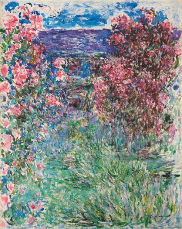 輸入壁紙 カスタム壁紙 PHOTOWALL / House Among Roses - Claude Monet (e316998)