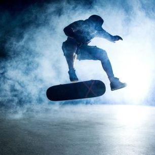 輸入壁紙 カスタム壁紙 PHOTOWALL / Skateboard Trick (e316069)