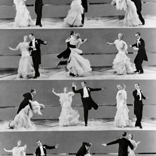 輸入壁紙 カスタム壁紙 PHOTOWALL / Top Hat - Ginger Rogers and Fred Astaire (e316904)