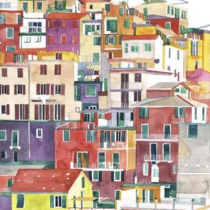 輸入壁紙 カスタム壁紙 PHOTOWALL / Cinque Terre (e316833)