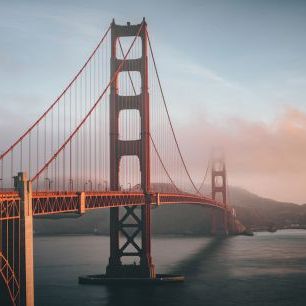 輸入壁紙 カスタム壁紙 PHOTOWALL / Golden Gate in Fog (e316228)
