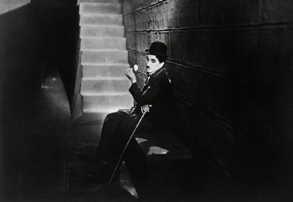 輸入壁紙 カスタム壁紙 PHOTOWALL / City Lights - Charlie Chaplin (e316896)
