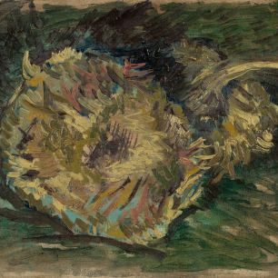 輸入壁紙 カスタム壁紙 PHOTOWALL / Two Cut Sunflowers - Vincent Van Gogh (e316933)