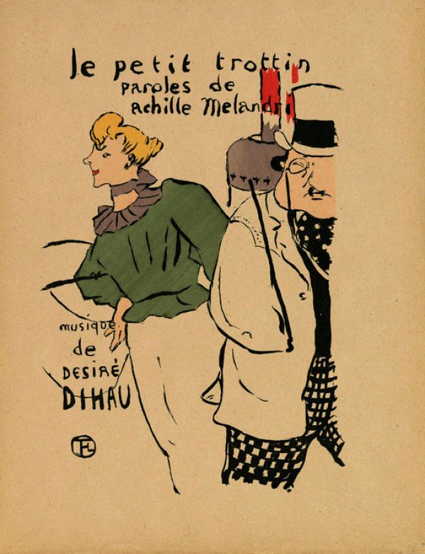 輸入壁紙 カスタム壁紙 PHOTOWALL / Little Errand Girl - Henri de Toulouse-Lautrec (e316940)