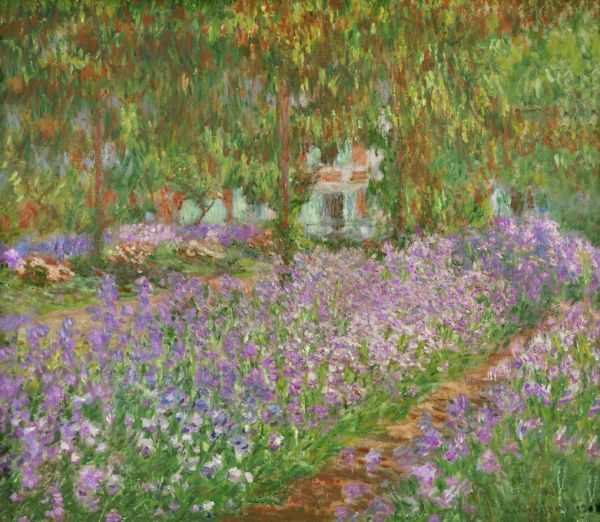 輸入壁紙 カスタム壁紙 PHOTOWALL / Garden at Giverny - Claude Monet (e316944)