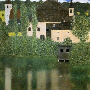 輸入壁紙 カスタム壁紙 PHOTOWALL / Water Castle - Gustav Klimt (e316949)
