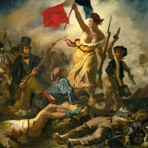 輸入壁紙 カスタム壁紙 PHOTOWALL / Bastille Day - Eugene Delacroix (e316961)