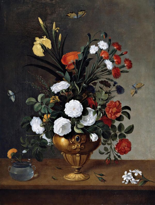 輸入壁紙 カスタム壁紙 PHOTOWALL / Flower Vase- Pedro Camprobin (e316963)