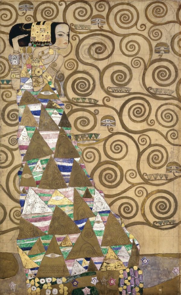 輸入壁紙 カスタム壁紙 PHOTOWALL / Expectation - Gustav Klimt (e317003)