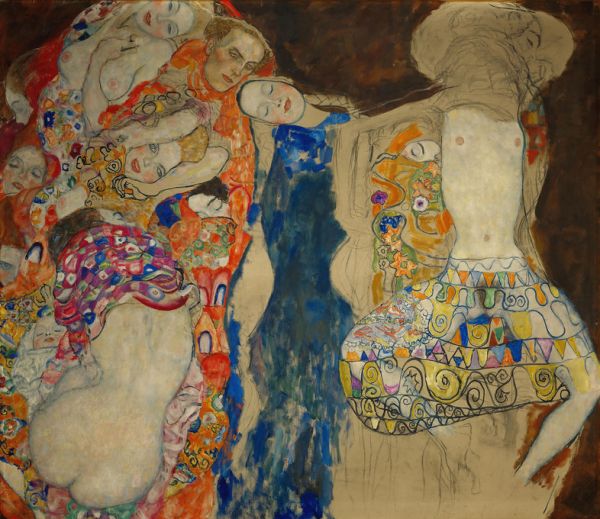 輸入壁紙 カスタム壁紙 PHOTOWALL / Bride - Gustav Klimt (e317008)