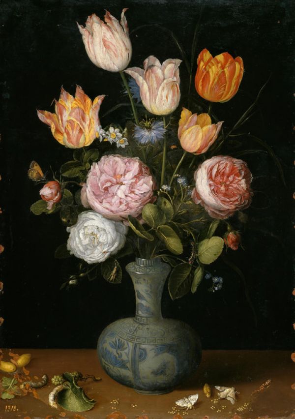 輸入壁紙 カスタム壁紙 PHOTOWALL / Vase of Flowers - Jan Brueghel (e317023)
