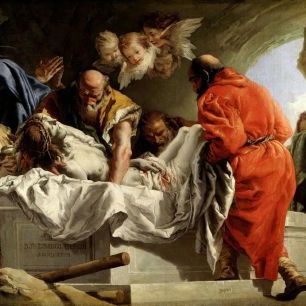 輸入壁紙 カスタム壁紙 PHOTOWALL / Burial of Christ - Giandomenico Tiepolo (e317028)