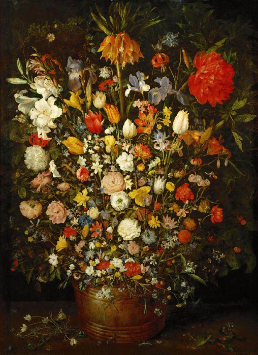 輸入壁紙 カスタム壁紙 Photowall Flower Bouquets Pieter Bruegel 壁紙屋本舗