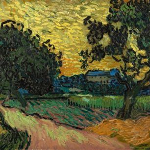 輸入壁紙 カスタム壁紙 PHOTOWALL / Landscape at Twilight - Vincent Van Gogh (e317057)