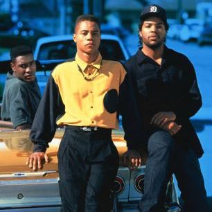 輸入壁紙 カスタム壁紙 PHOTOWALL / Boyz in the Hood - Ice Cube and Cuba Gooding Jr (e317116)