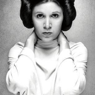 輸入壁紙 カスタム壁紙 PHOTOWALL / Princess Leia - Carrie Fisher (e317203)