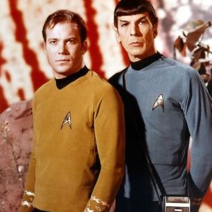 輸入壁紙 カスタム壁紙 PHOTOWALL / Kirk and Spock - Leonard Nimoy and William Shatner (e317208)
